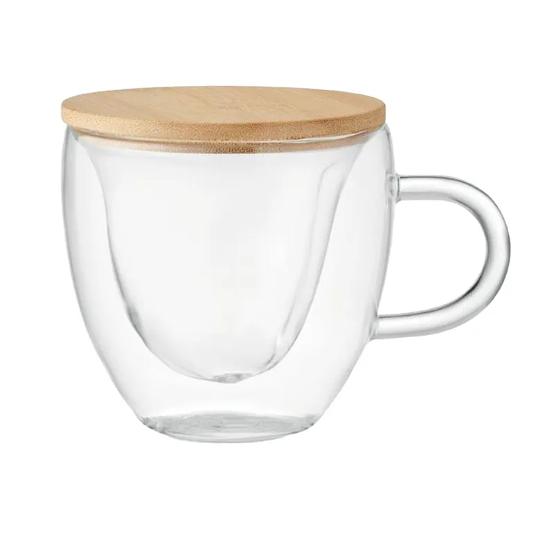 Cora Borosilicate Glass Double Wall 180ml Mug - MidOcean