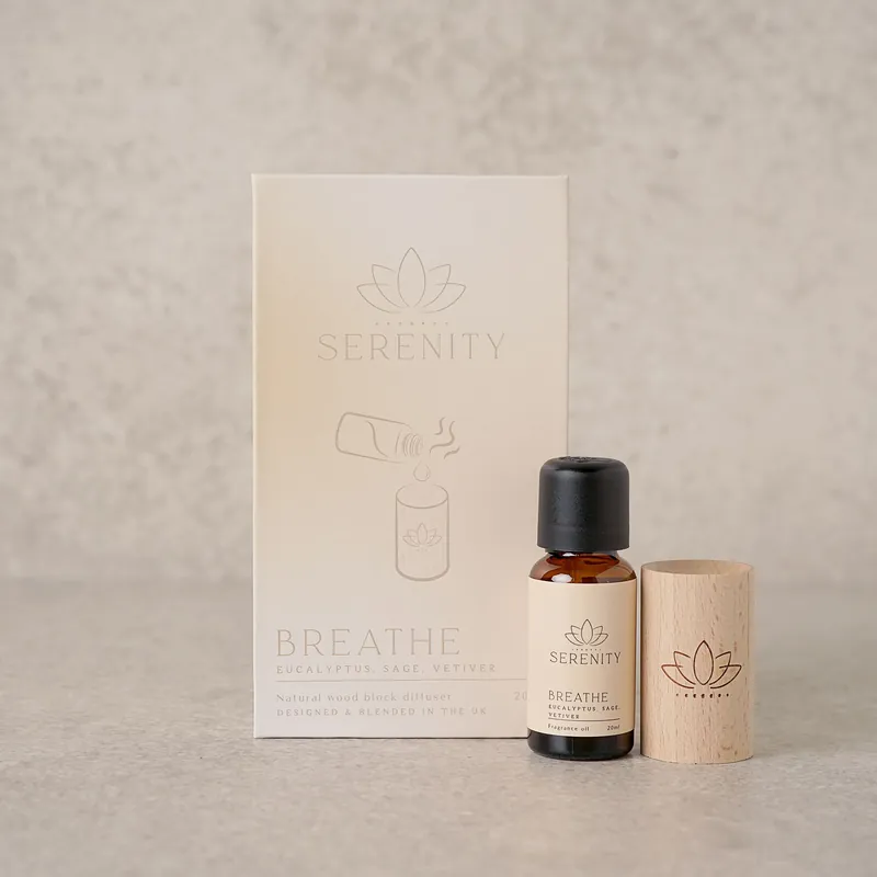 Breathe Wood Oil Diffuser - Serenity