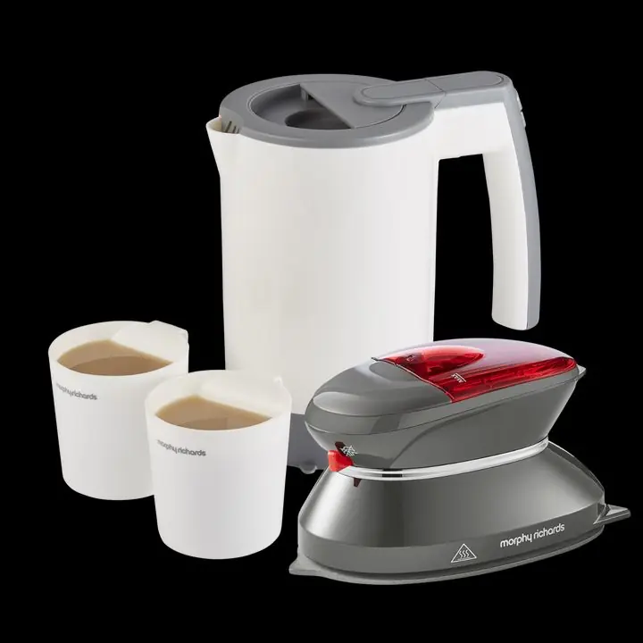 Travel Iron and Travel Kettle Set - Morphy Richards