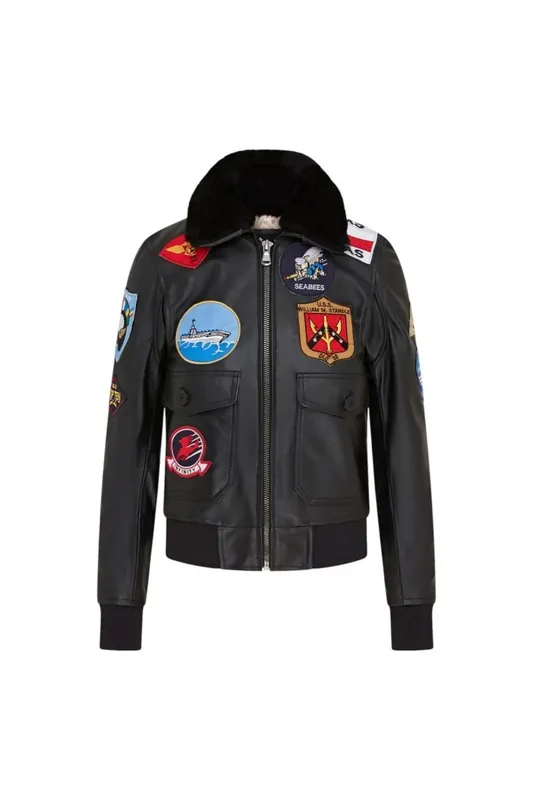Real Leather Air Force A2 Flight Bomber Jacket - TruClothing