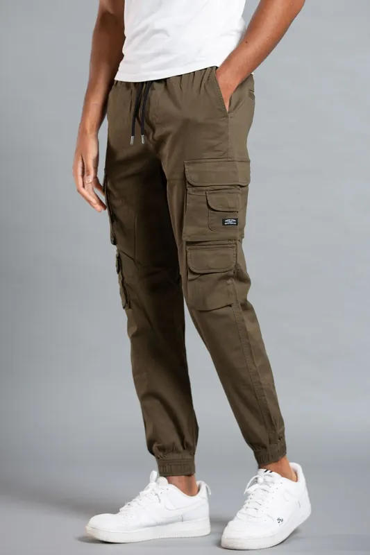 Belted Cotton Cargo Trousers - Tokyo Laundry