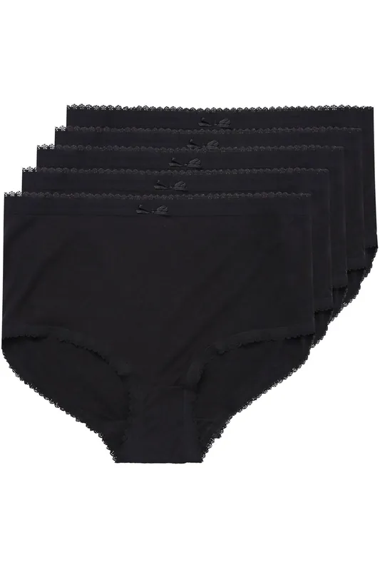 5 Pack Cotton Full Briefs - Yours