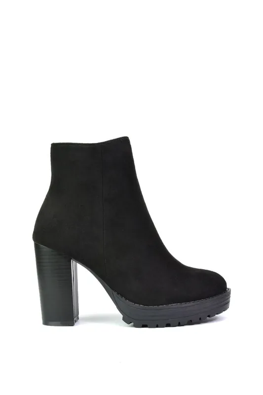 Cole' Ankle Boots With Platform Heel - XY London