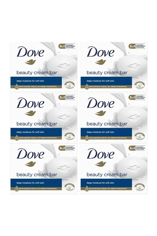 Beauty 'Cream Bar' with Deep Moisture, 6x90g - Dove