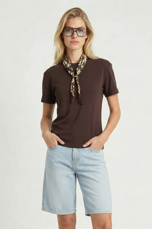 Plain Crew Neck T-Shirt
