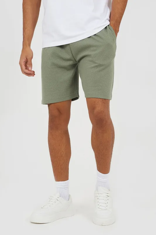 Textured Longline Shorts - Brave Soul