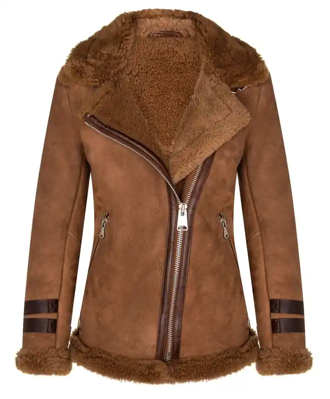 Sheepskin Biker Jacket-Alamar