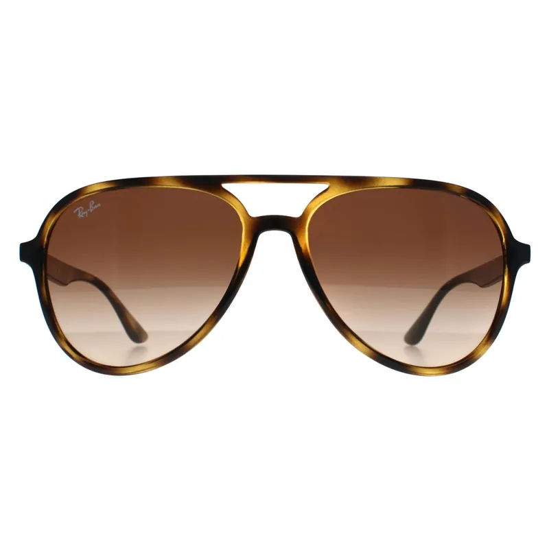 Aviator Polished Havana Brown Gradient RB4376 - Ray-Ban