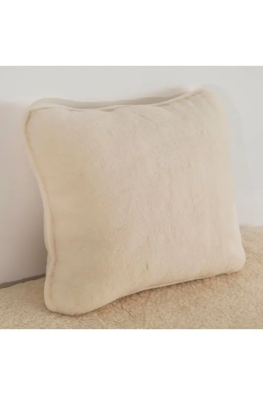 Cashmere Wool Pillow - Natural