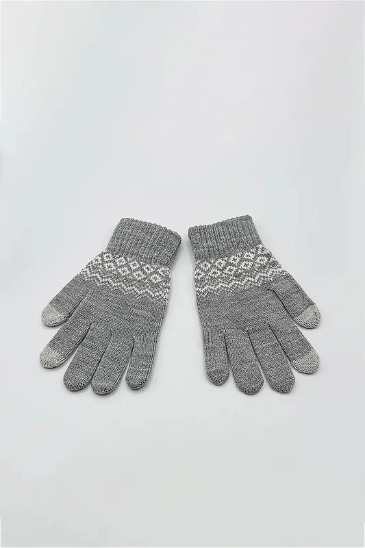 Pattern Gloves - Touch Screen