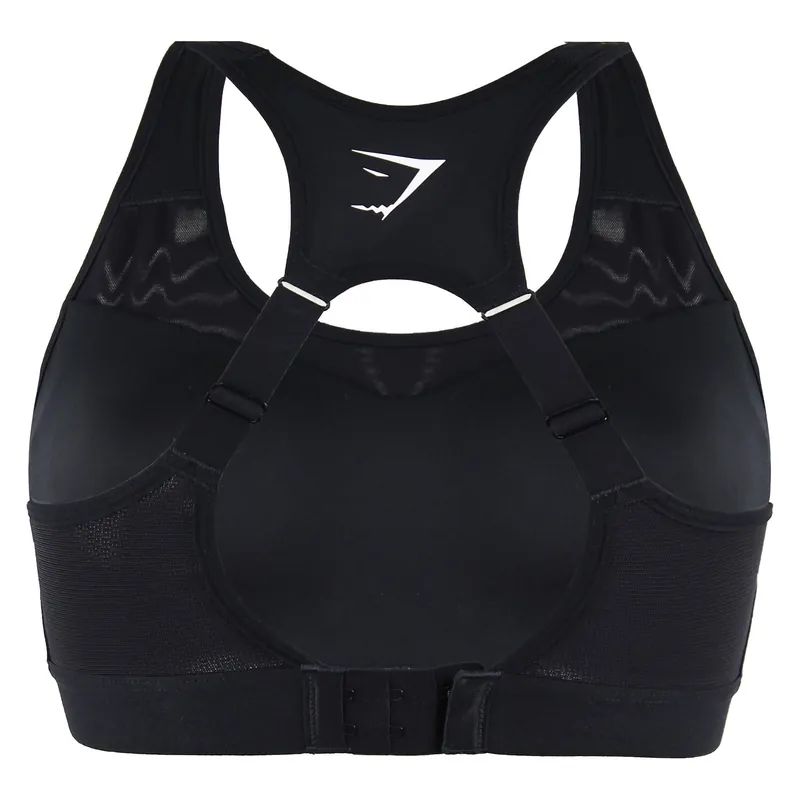 High Support Black Sports Bra - Gymshark