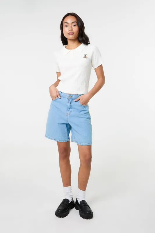 Ivory Cherub Cable Knit Top - Pink Vanilla