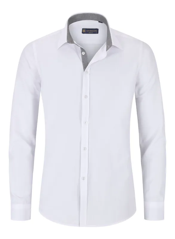 Button Down Cuff Long Sleeve Shirt - TruClothing
