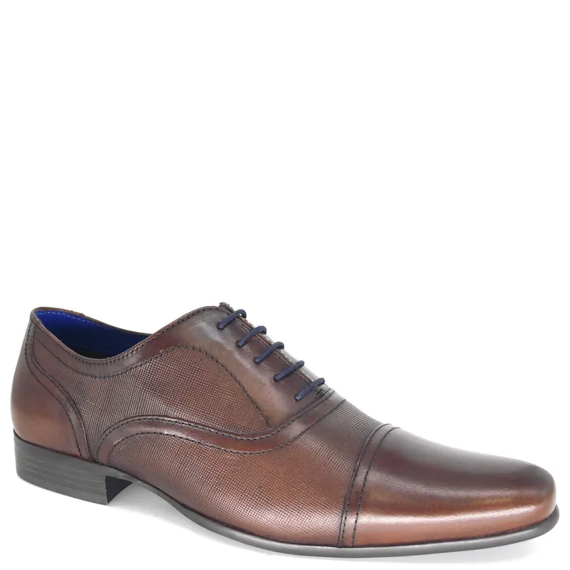 Leather Lace Up Oxford Shoes - Thomas Crick