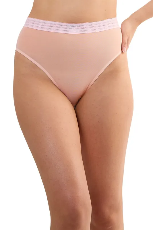 Icon Blush Pink 'High Waist Brief' - Playful Promises