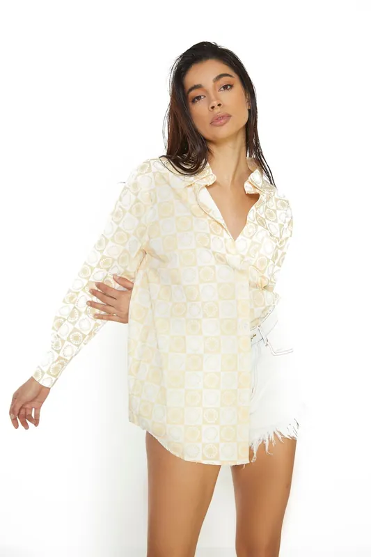 Collared Long Sleeve Top - Shnoo