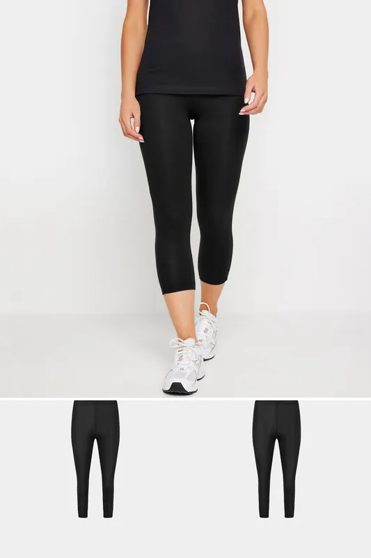 Petite 2 Pack Cropped Leggings - PixieGirl