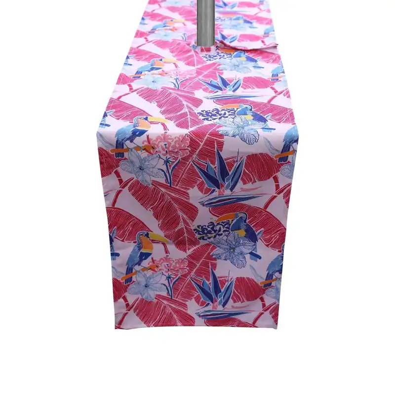 Toucan Water Repellant Table Runner - Luxury Living