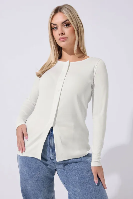 Long Sleeve Ribbed Top - Yours