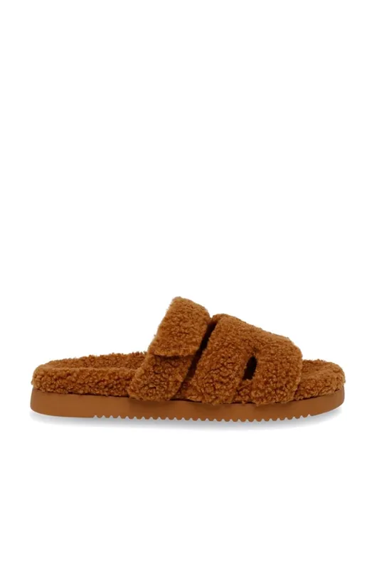 Missile Camel' Fabric Sandals - STEVE MADDEN