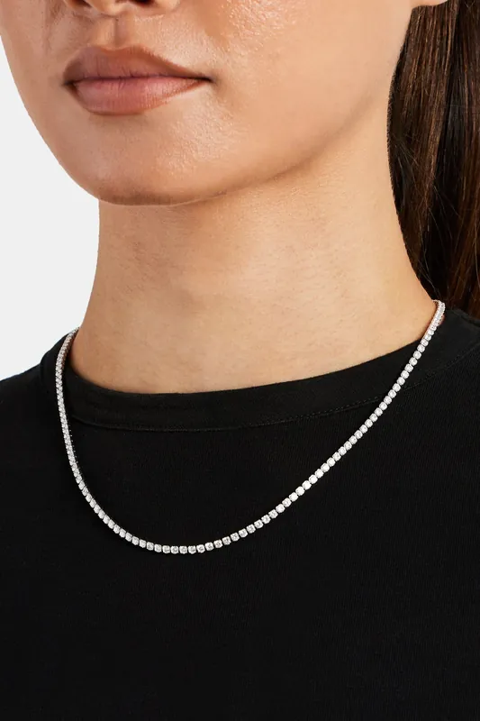 Womens 2.5mm Micro Tennis Chain - Cernucci