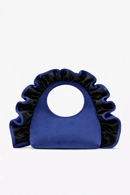 Ruffle Handle Grab Bag - Belissh
