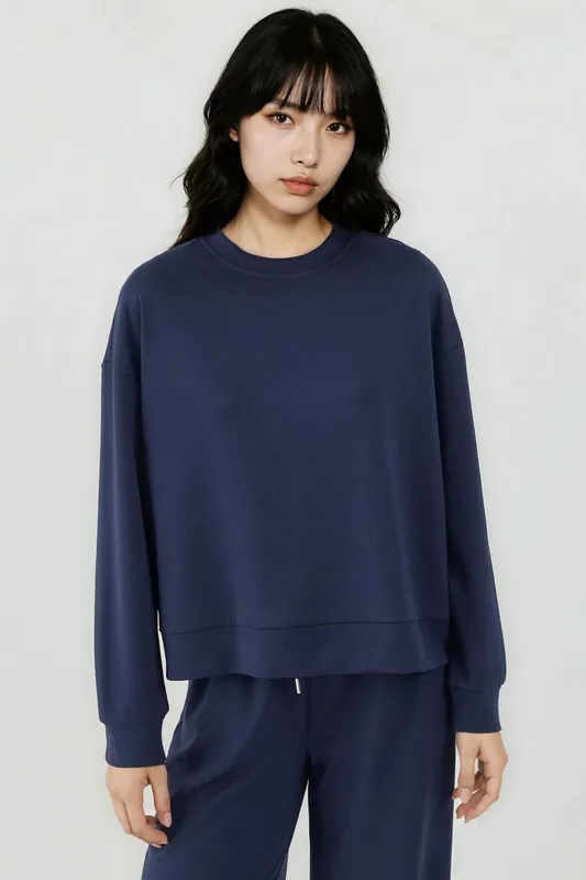 Modal Touch Basic Sweatshirt - Hiccup