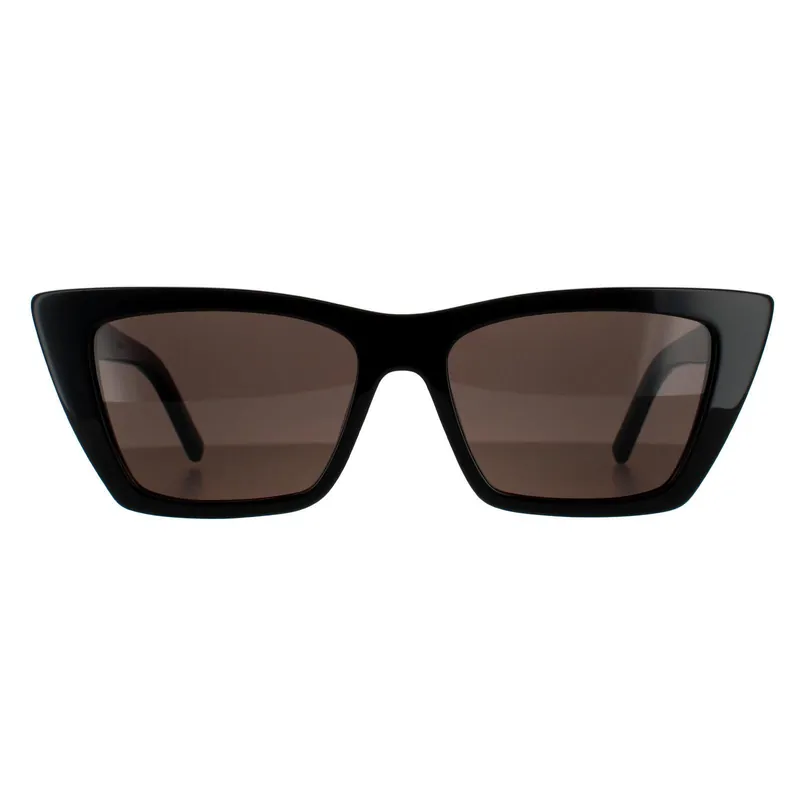 Cat Eye Black Grey SL 276 MICA Sunglasses - Saint Laurent