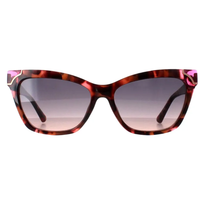 Rectangle Pink Havana Smoke Gradient GU7840 - Guess