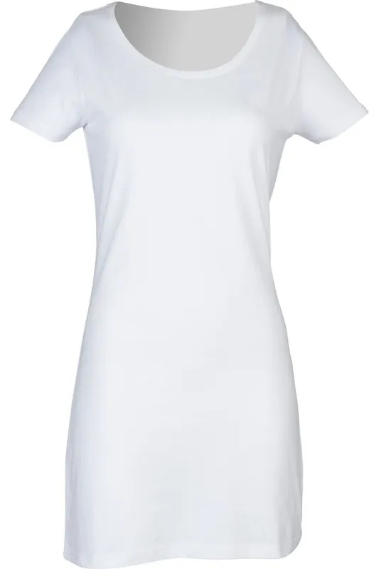 Scoop Neck T-Shirt Dress