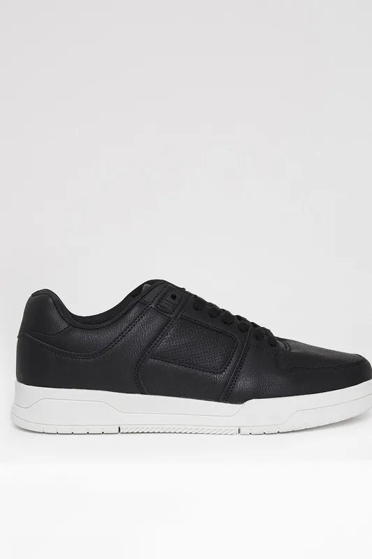 Lace Up Court Trainers - Threadbare