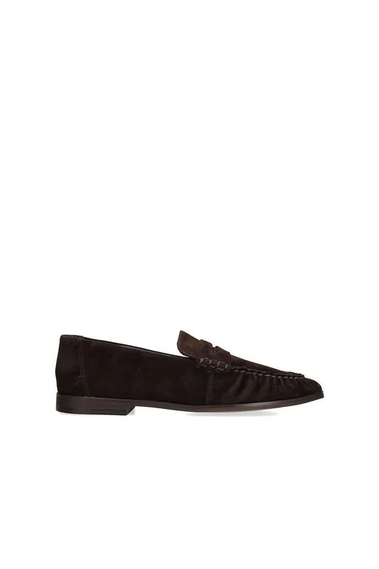 Muse Brown Suede' Suede Flats - STEVE MADDEN