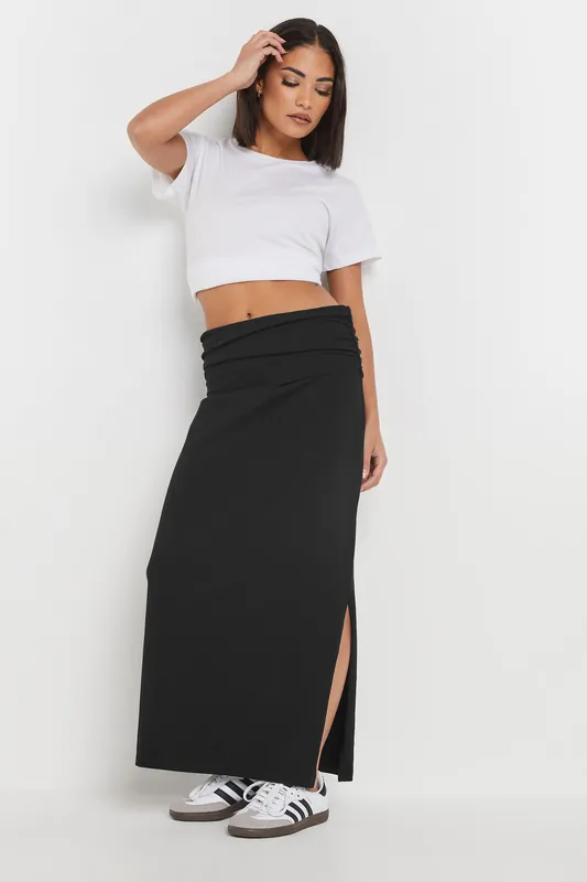 Petite Fold Over Maxi Skirt - PixieGirl