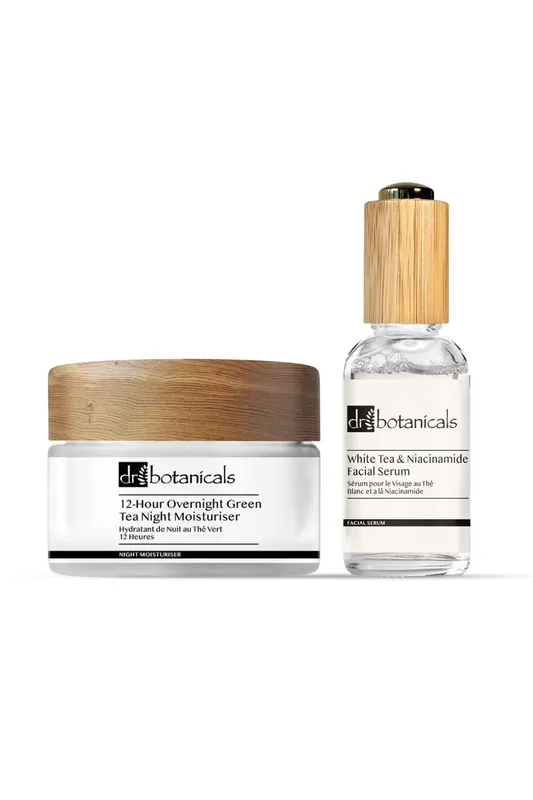 Anti-Ageing Plant-Based Moisturiser & Facial Serum Kit