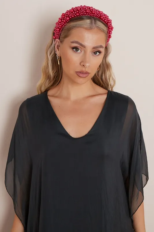 Statement Pearl Headband - Aftershock London