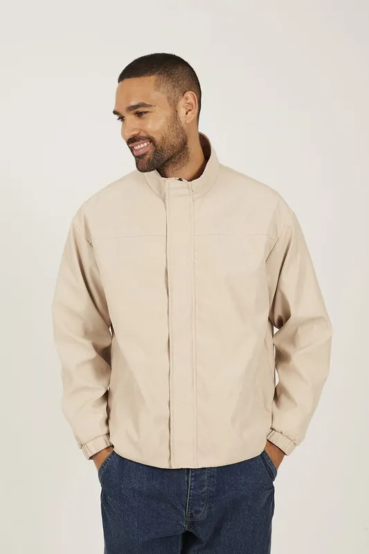 Funnel Neck Oversized Jacket - Brave Soul