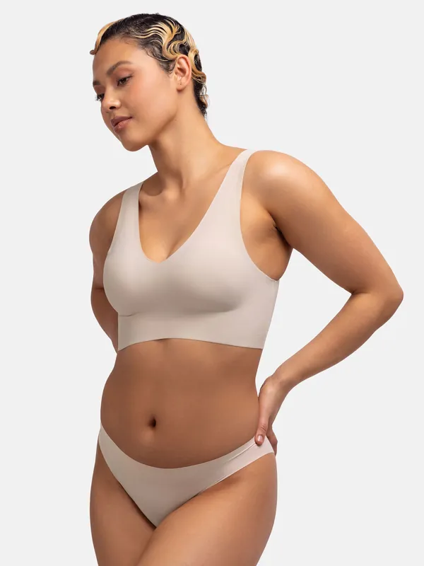 Airlite Light Padded Bralette Beige - Dorina