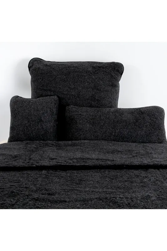 Merino Wool Quilt - Black