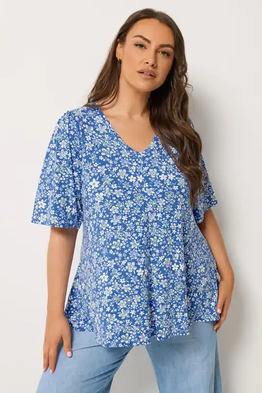 Ditsy Floral Swing Top - Yours