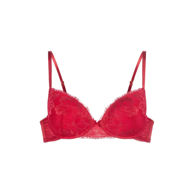 Perfect Lace Red T-shirt bra