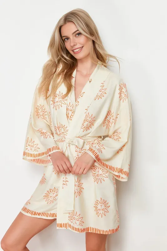 Women's Viscose Woven Dressing Gown - WOVCOR