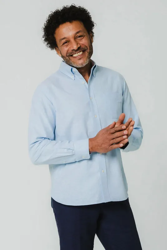 Light Blue Oxford Shirt - Dobell
