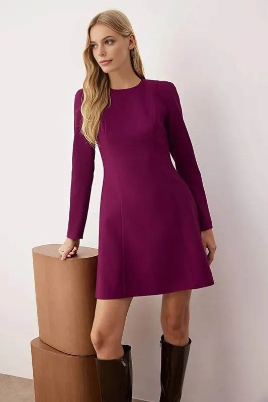 Mini Woven Dress Flounce Skirt - WOVCOR