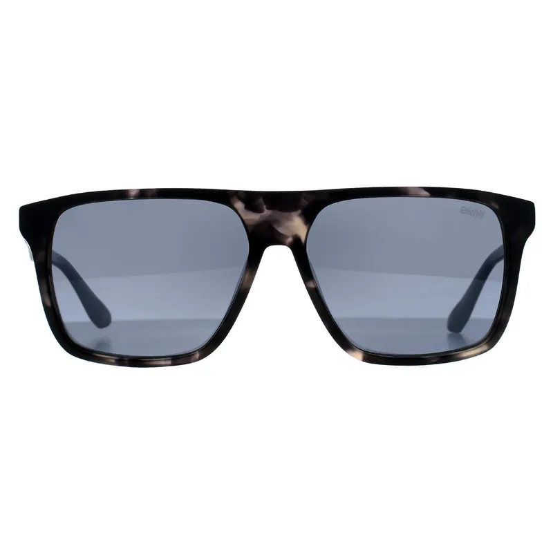 Square Black Tortoise Smoke Grey Mirror BW0040-H