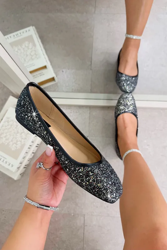 Sparkly Glitter Dolly Shoes - Love Lemonade