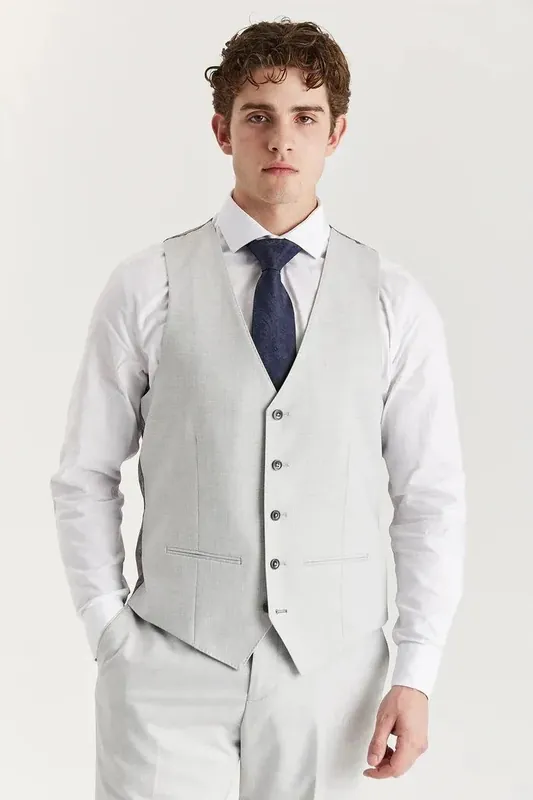 Men's Lightweight Summer Wedding Party Waistcoat - Infinity Leather