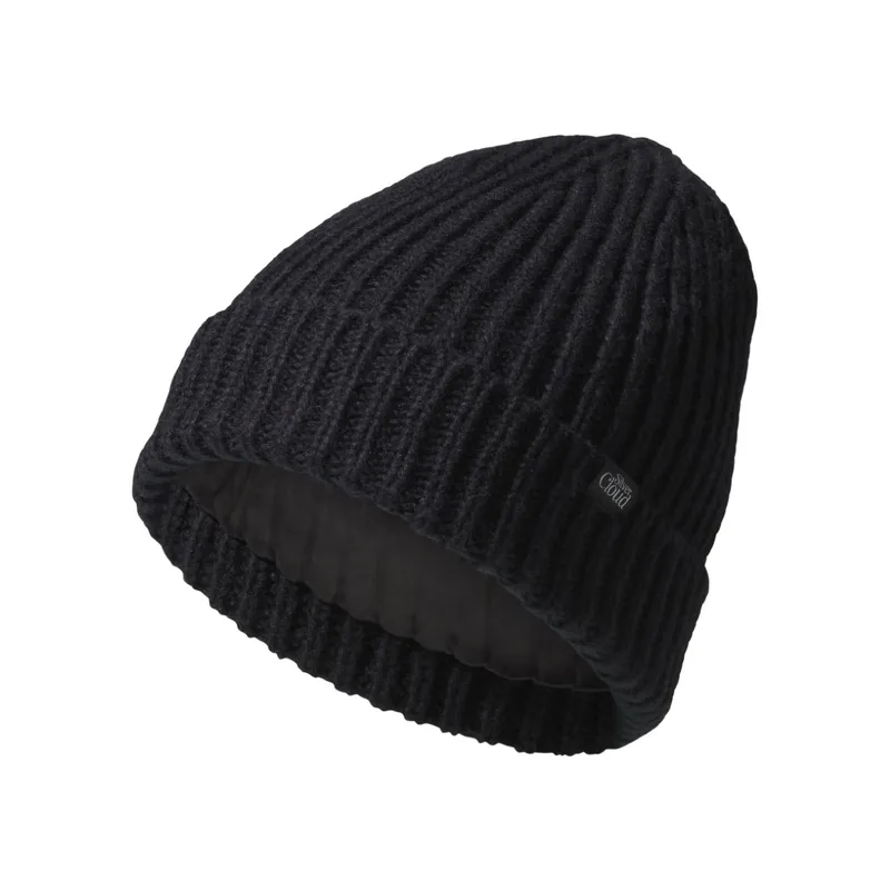 Silver Cloud Silver Ion Infused Satin Lined Beanie - Black
