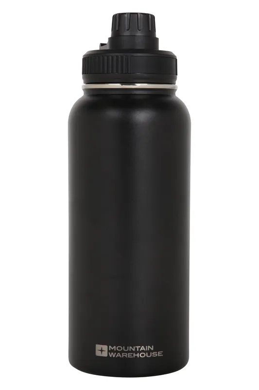 Durable Easy Clean Insulated Thermal Water Bottle with Handle - 1L