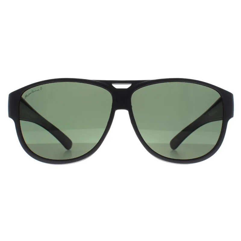 Aviator Matte Grey G15 Polarized FO6 Fit Over Glasses Sunglasses - montana