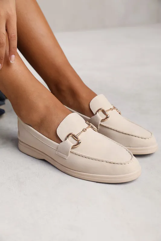 Aster' Slip On Loafer With Metal Detailing - Where's That From